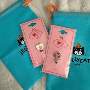 Jellycat Enamel Pin Set - Valentines Roses & Egg